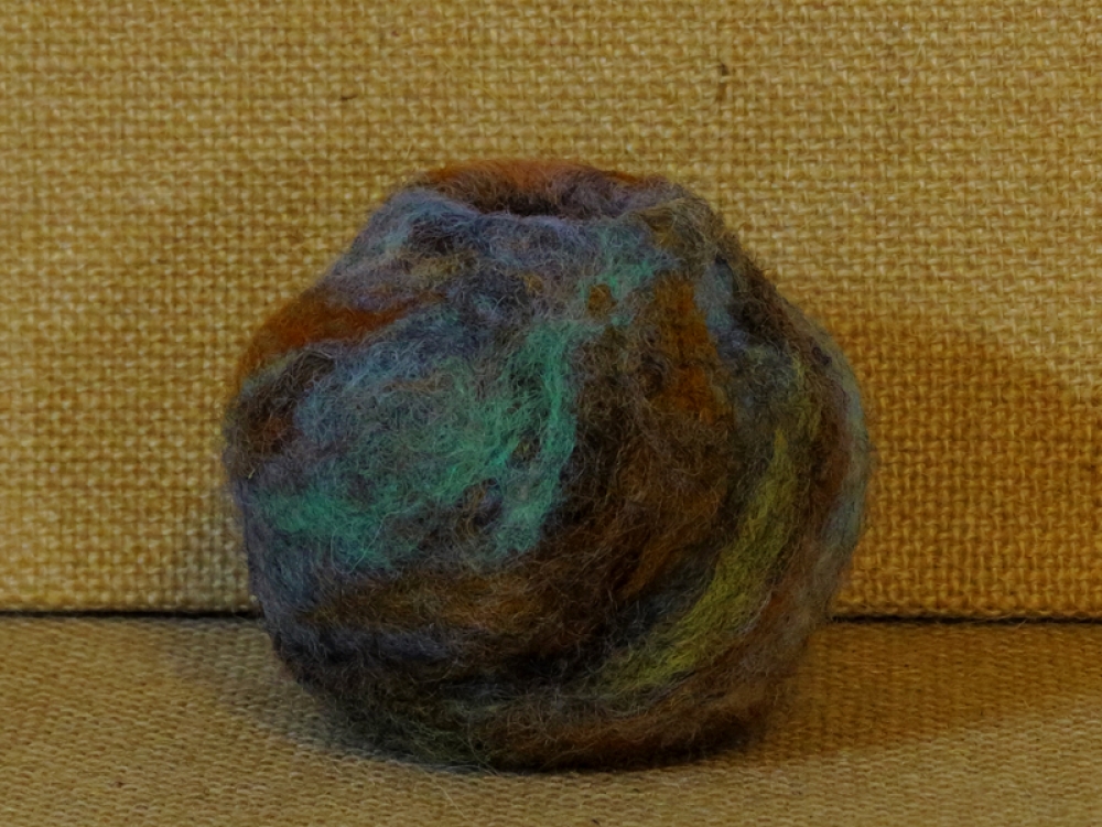 Needle Felted Wool Vessel Andromeda Designs