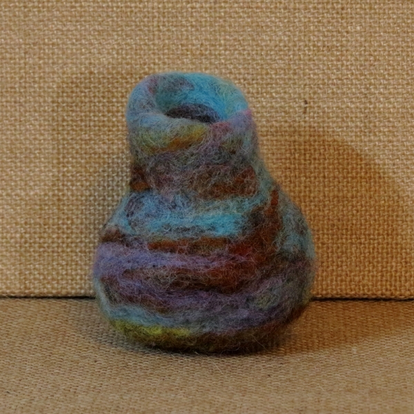 Needle Felted Wool Vessel