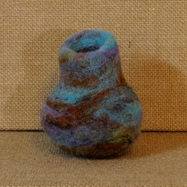 Needle Felted Wool Vessel