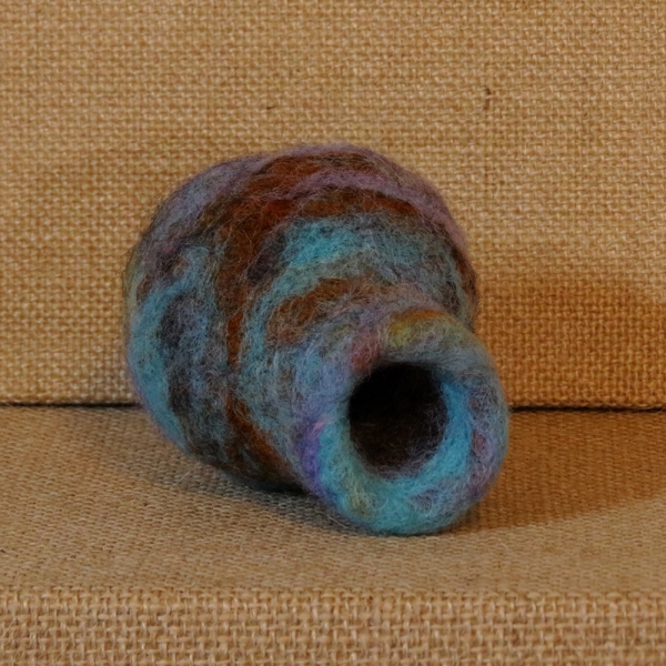 Needle Felted Wool Vessel