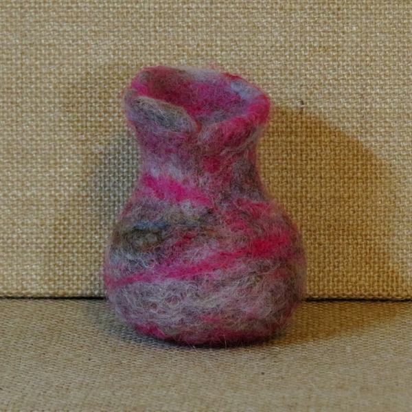 Needle Felted Wool Vessel