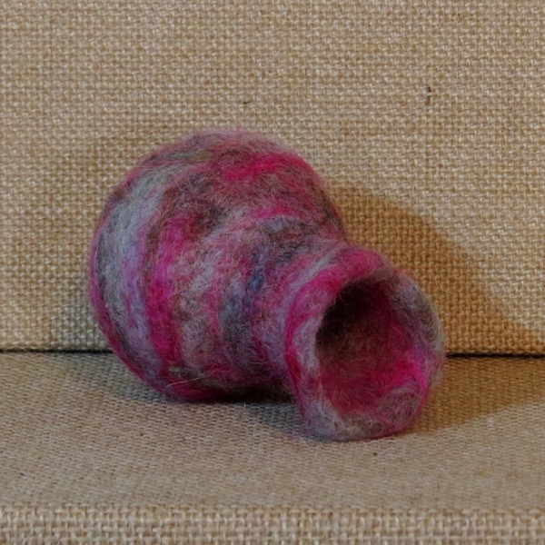 Needle Felted Wool Vessel