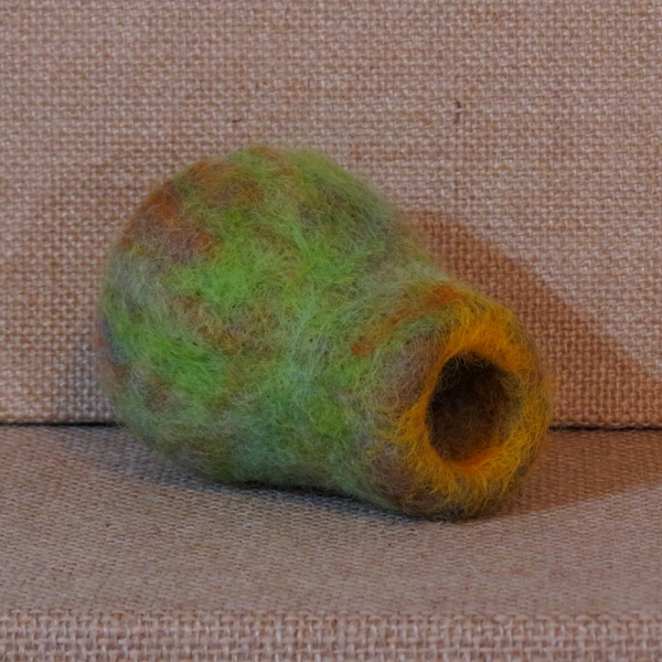 Needle Felted Wool Vessel