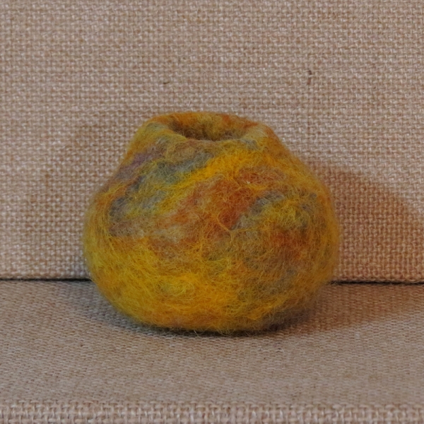 Needle Felted Wool Vessel