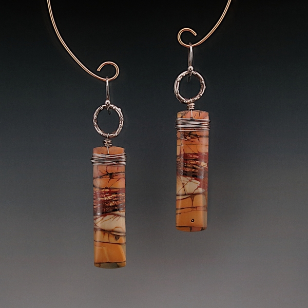 Cherry Creek Jasper Sterling Silver Earrings