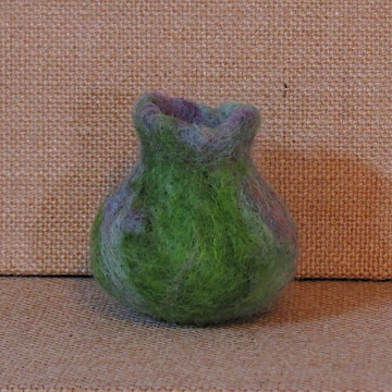 Needle Felted Wool Vessel