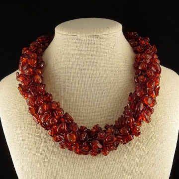 Baltic Amber Cluster Necklace Beaded Statement Necklace Baltic Amber Cluster Necklace Beaded Statement Necklace